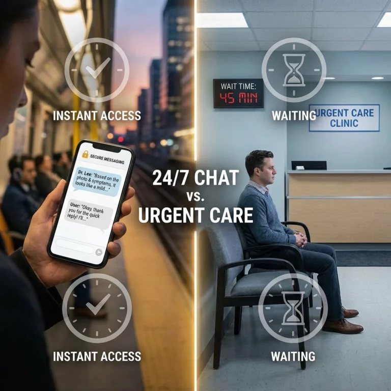 Chat With a Doctor 24/7 vs. Urgent Care: Which Is Better For Your Busy Life?