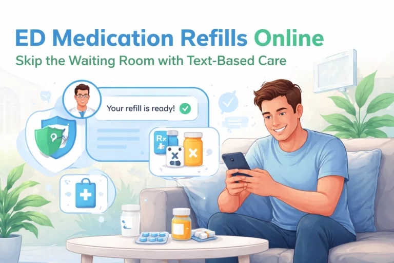 ED Medication Refills Online: Skip the Waiting Room with Text-Based Care