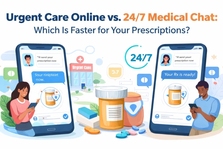 Urgent Care Online vs. 24/7 Medical Chat: Which Is Faster for Your Prescriptions?