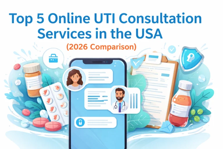 Top 5 Online UTI Consultation Services in the USA (2026 Comparison)