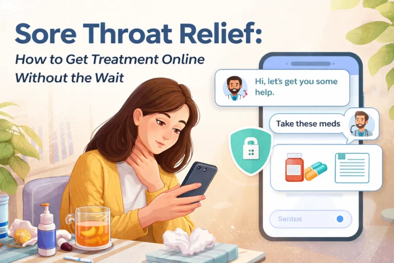 Sore Throat Relief: How to Get Treatment Online Without the Wait