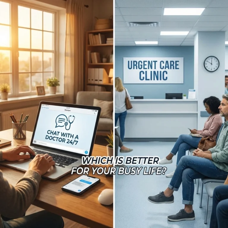 Chat With a Doctor 24/7 vs. Urgent Care: Which Is Better For Your Busy Life?