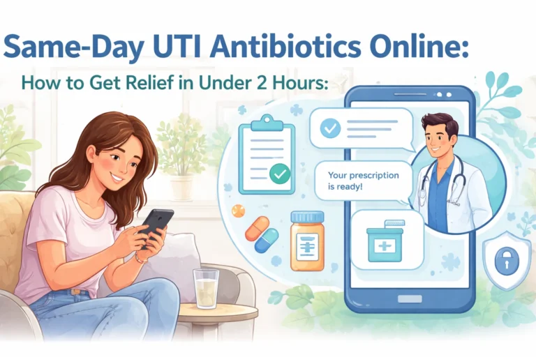 Same-Day UTI Antibiotics Online: How to Get Relief in Under 2 Hours