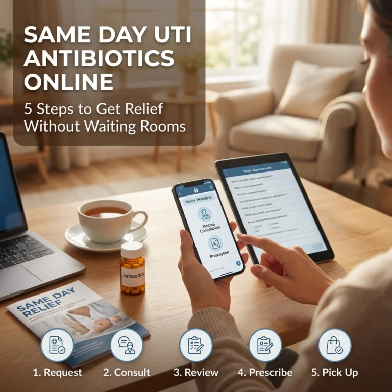 Same Day UTI Antibiotics Online: 5 Steps to Get Relief Without Waiting Rooms