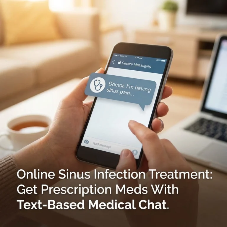 Online Sinus Infection Treatment: Get Prescription Meds With Text-Based Medical Chat