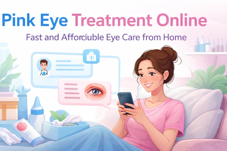 Pink Eye Treatment Online: Fast and Affordable Eye Care from Home
