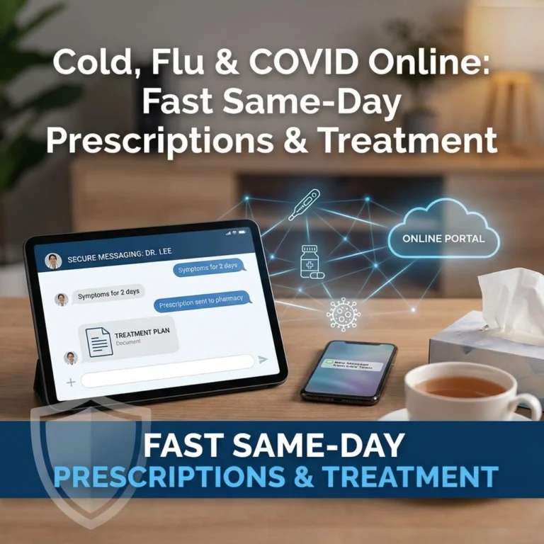 Cold, Flu & COVID Online: Fast Same-Day Prescriptions & Treatment
