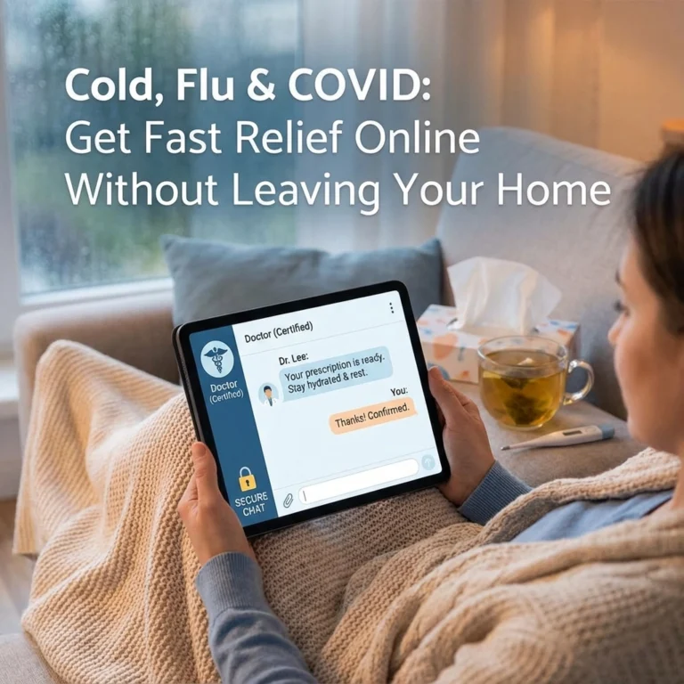 Cold, Flu & COVID: Get Fast Relief Online Without Leaving Your Home