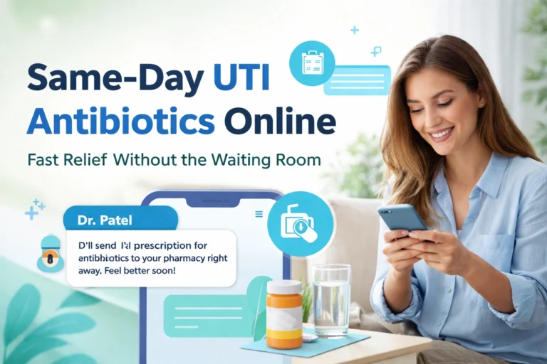 Same-Day UTI Antibiotics Online: Fast Relief Without the Waiting Room