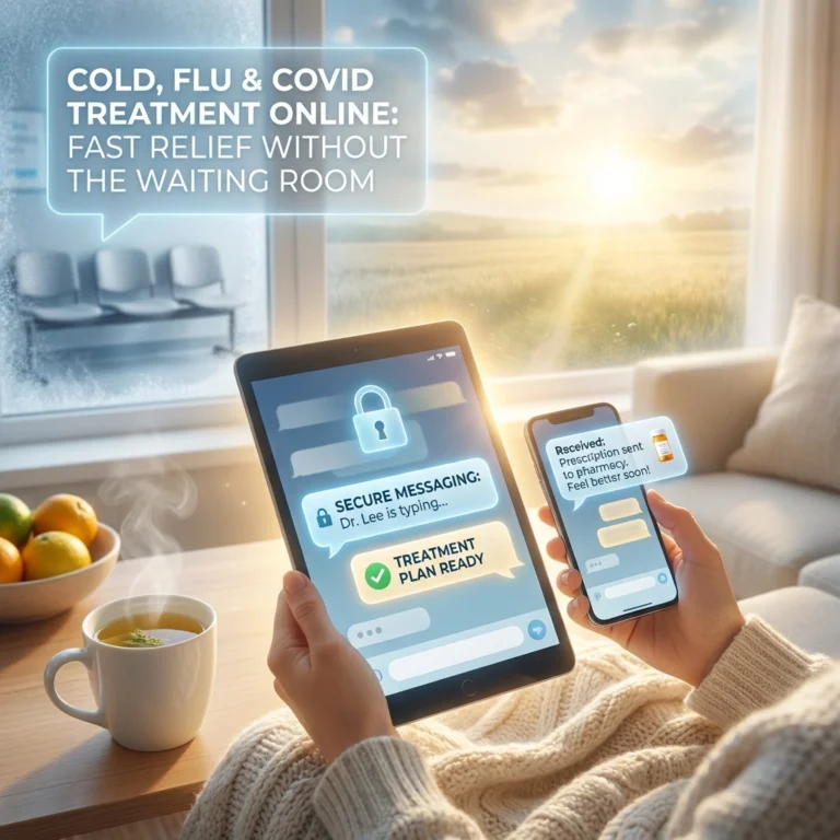 Cold, Flu & COVID Treatment Online: Fast Relief Without the Waiting Room
