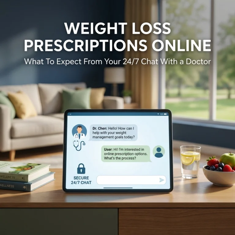 Weight Loss Prescriptions Online: What To Expect From Your 24/7 Chat With a Doctor