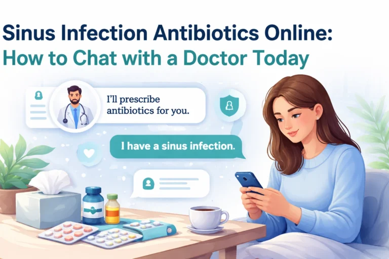 Sinus Infection Antibiotics Online: How to Chat with a Doctor Today