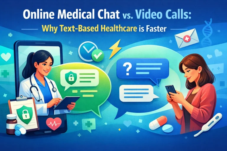 Online Medical Chat vs. Video Calls: Why Text-Based Healthcare is Faster