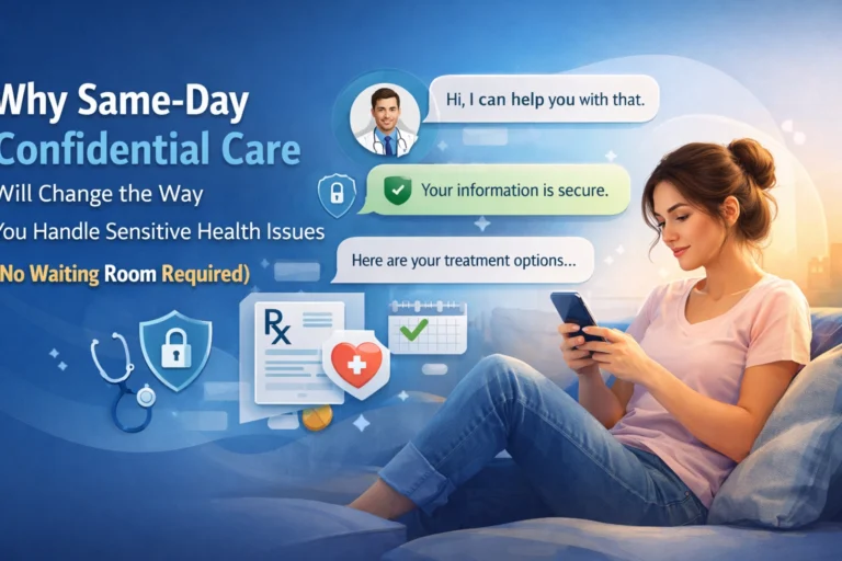 Why Same-Day Confidential Care Will Change the Way You Handle Sensitive Health Issues (No Waiting Room Required)