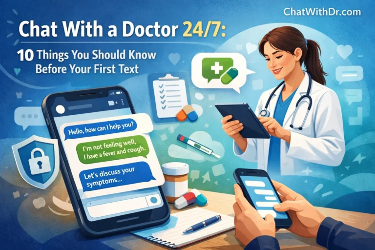Chat With a Doctor 24/7: 10 Things You Should Know Before Your First Text