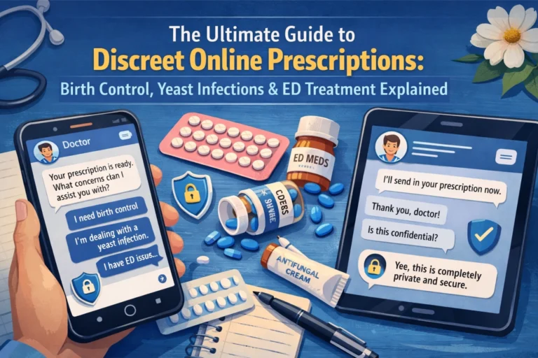 The Ultimate Guide to Discreet Online Prescriptions: Birth Control, Yeast Infections & ED Treatment Explained