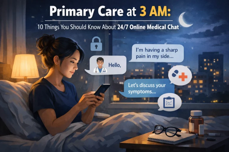 Primary Care at 3 AM: 10 Things You Should Know About 24/7 Online Medical Chat