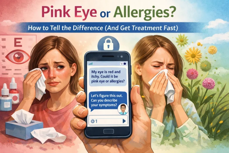 Pink Eye or Allergies? How to Tell the Difference (And Get Treatment Fast)