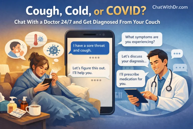 Cough, Cold, or COVID? Chat With a Doctor 24/7 and Get Diagnosed From Your Couch