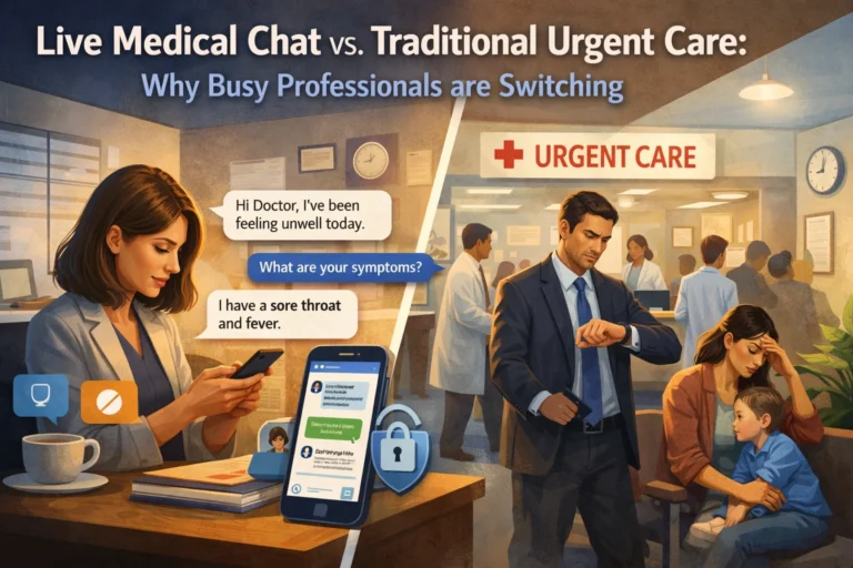 Live Medical Chat vs. Traditional Urgent Care: Why Busy Professionals are Switching