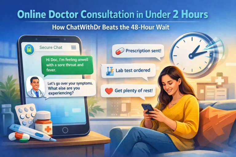 Online Doctor Consultation in Under 2 Hours: How ChatWithDr Beats the 48-Hour Wait