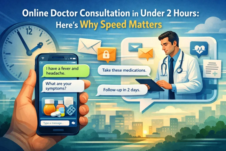 Online Doctor Consultation in Under 2 Hours: Here's Why Speed Matters