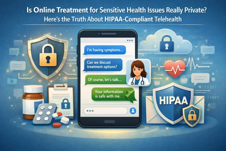 Is Online Treatment for Sensitive Health Issues Really Private? Here's the Truth About HIPAA-Compliant Telehealth
