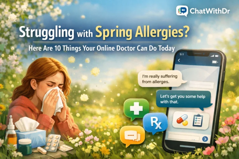 Struggling with Spring Allergies? Here Are 10 Things Your Online Doctor Can Do Today