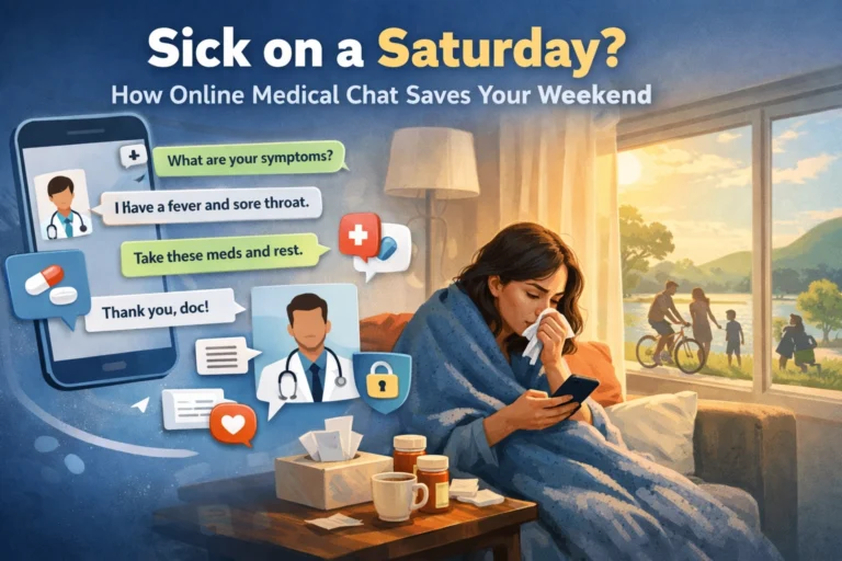 Sick on a Saturday? How Online Medical Chat Saves Your Weekend