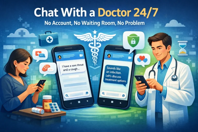 Chat With a Doctor 24/7: No Account, No Waiting Room, No Problem