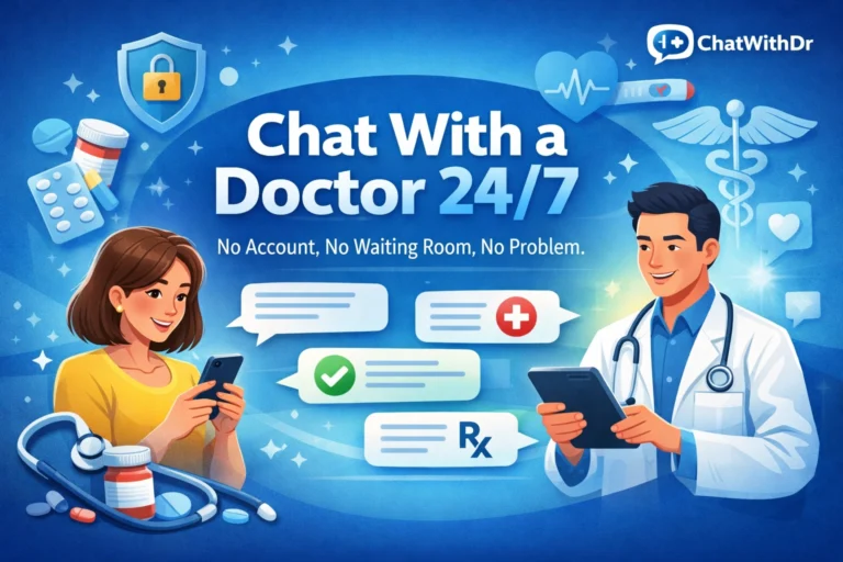 Chat With a Doctor 24/7: No Account, No Waiting Room, No Problem