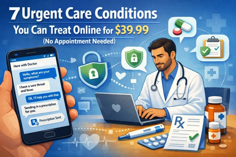 7 Urgent Care Conditions You Can Treat Online for $39.99 (No Appointment Needed)