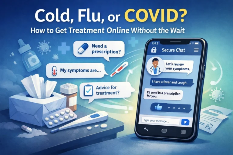 Cold, Flu, or COVID? How to Get Treatment Online Without the Wait