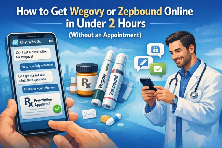 How to Get Wegovy or Zepbound Online in Under 2 Hours (Without an Appointment)
