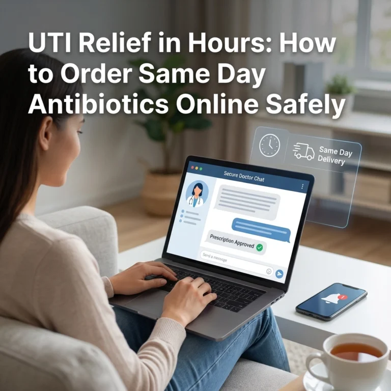 UTI Relief in Hours: How to Order Same Day Antibiotics Online Safely