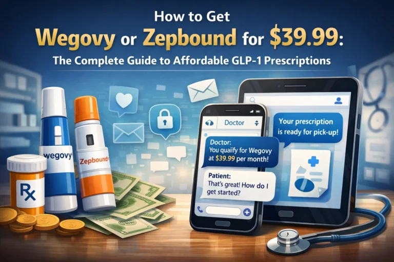 How to Get Wegovy or Zepbound for $39.99: The Complete Guide to Affordable GLP-1 Prescriptions