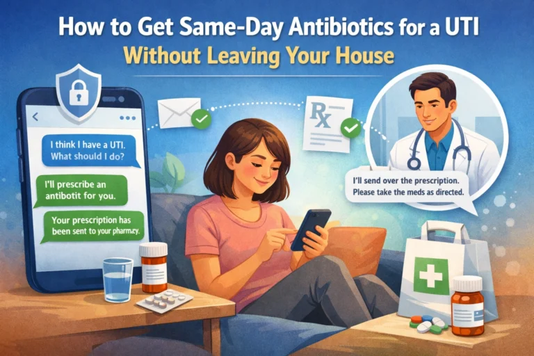 How to Get Same-Day Antibiotics for a UTI Without Leaving Your House