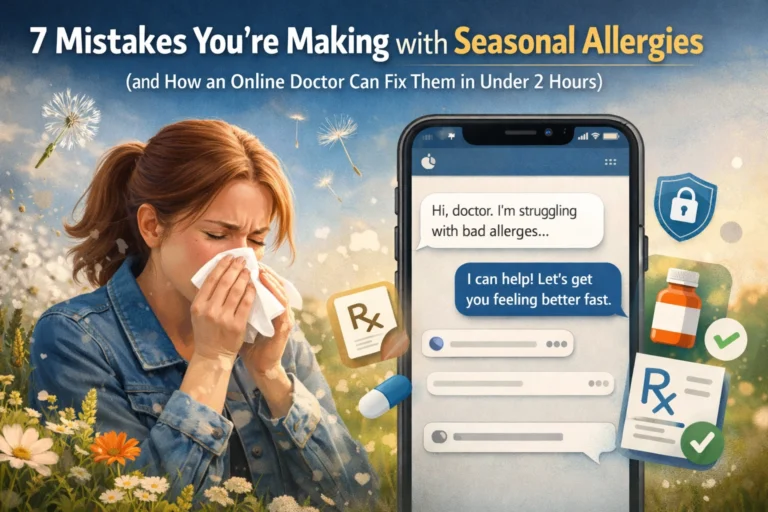 7 Mistakes You’re Making with Seasonal Allergies (and How an Online Doctor Can Fix Them in Under 2 Hours)