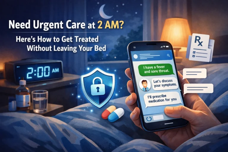 Need Urgent Care at 2 AM? Here's How to Get Treated Without Leaving Your Bed