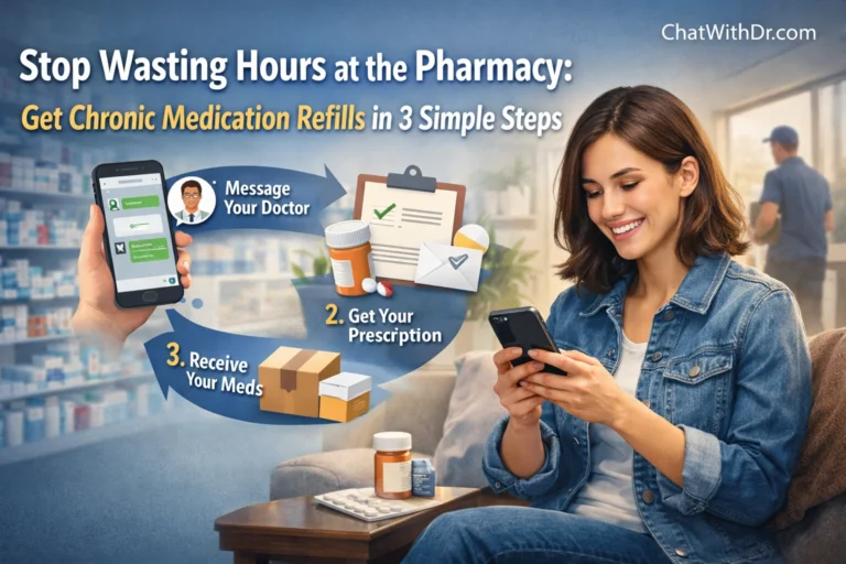 Stop Wasting Hours at the Pharmacy: Get Chronic Medication Refills in 3 Simple Steps