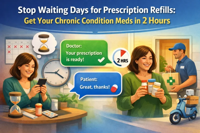 Stop Waiting Days for Prescription Refills: Get Your Chronic Condition Meds in 2 Hours