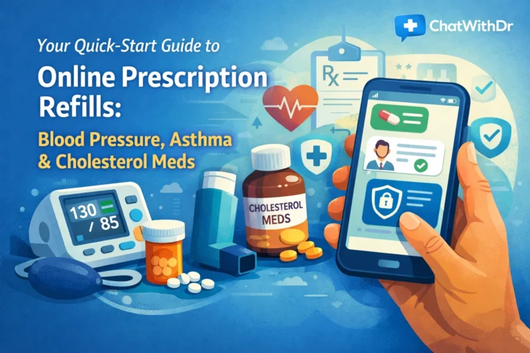 Your Quick-Start Guide to Online Prescription Refills: Blood Pressure, Asthma & Cholesterol Meds
