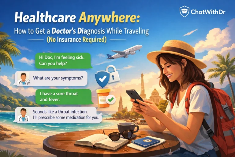 Healthcare Anywhere: How to Get a Doctor’s Diagnosis While Traveling (No Insurance Required)