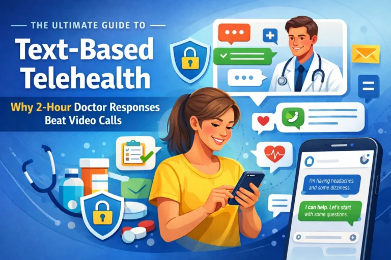 The Ultimate Guide to Text-Based Telehealth: Why 2-Hour Doctor Responses Beat Video Calls