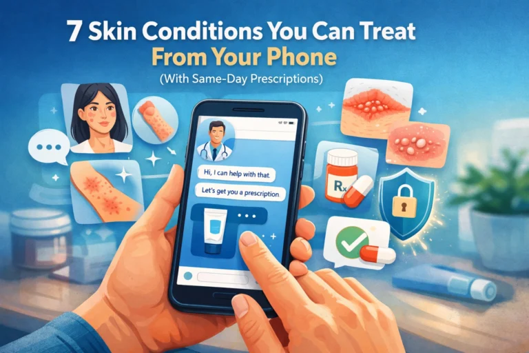 7 Skin Conditions You Can Treat From Your Phone (With Same-Day Prescriptions)
