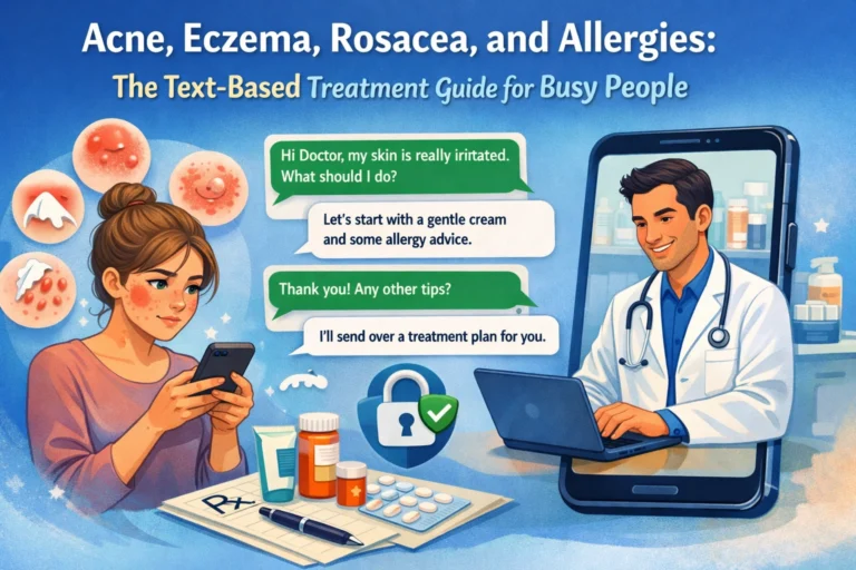 Acne, Eczema, Rosacea, and Allergies: The Text-Based Treatment Guide for Busy People