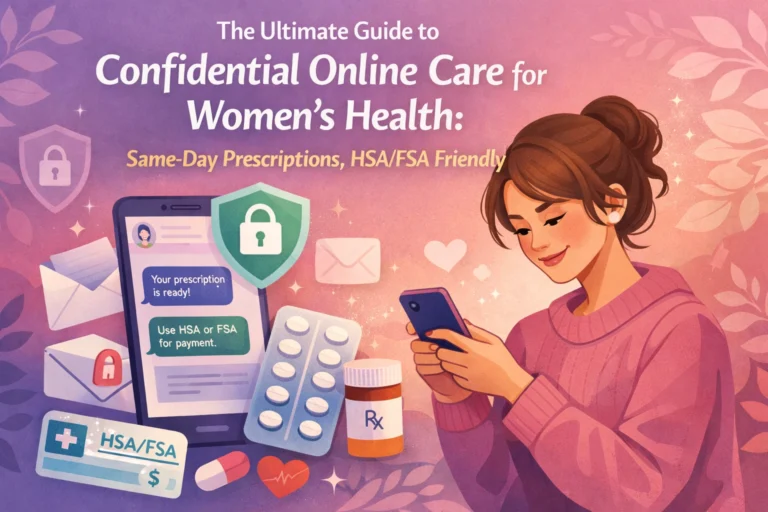 The Ultimate Guide to Confidential Online Care for Women’s Health: Same-Day Prescriptions, HSA/FSA Friendly