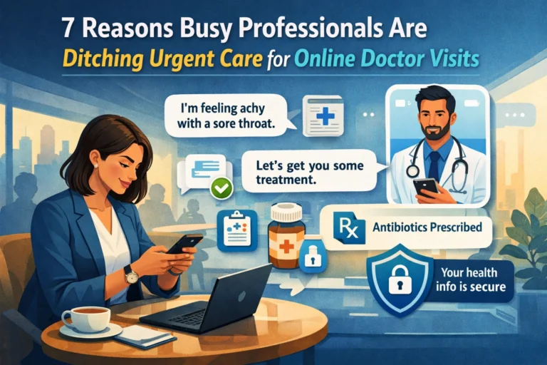 7 Reasons Busy Professionals Are Ditching Urgent Care for Online Doctor Visits