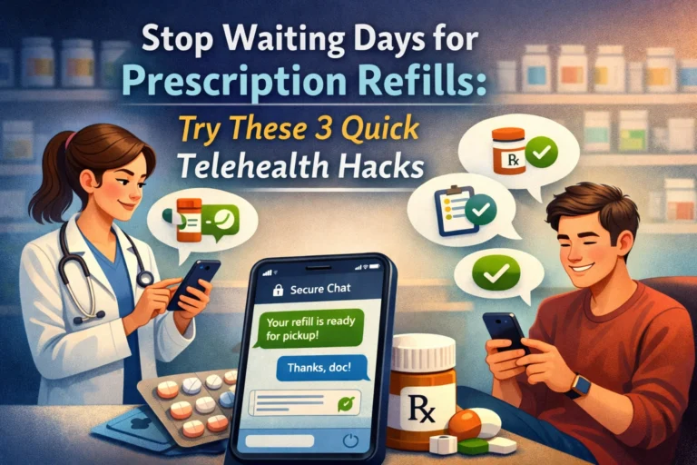 Stop Waiting Days for Prescription Refills: Try These 3 Quick Telehealth Hacks
