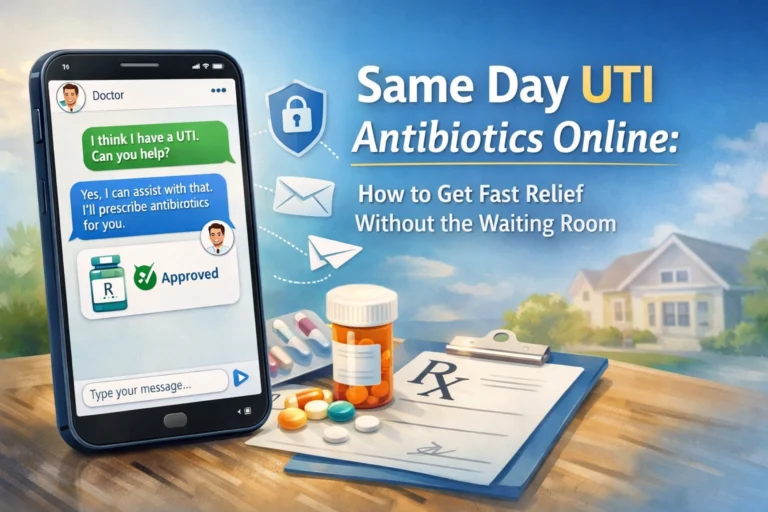 Same Day UTI Antibiotics Online: How to Get Fast Relief Without the Waiting Room